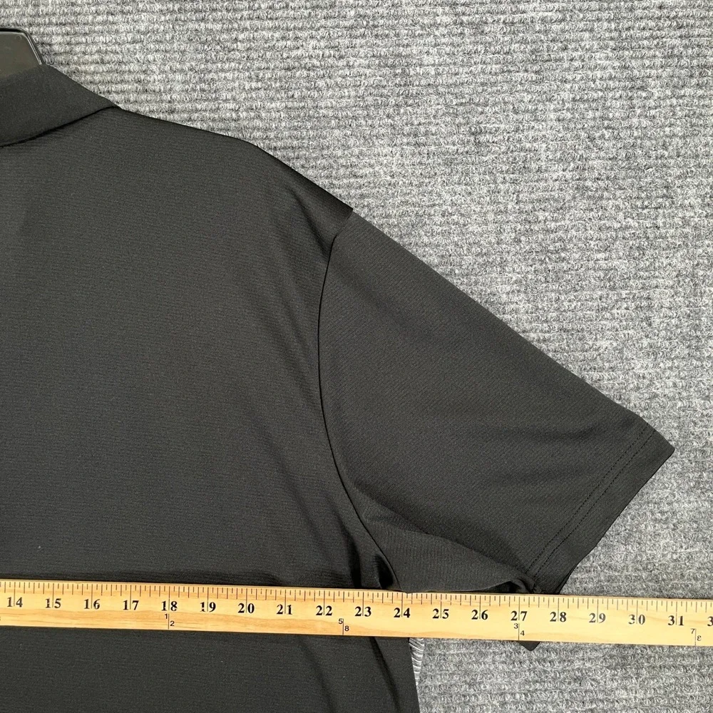 Adidas Golf Performance Polo Shirt Mens XL Grey Short Sleeve Athletic Course